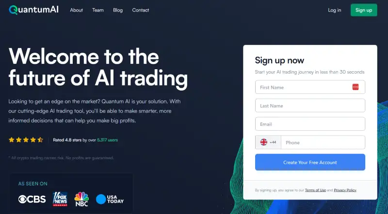 quantum ai homepage